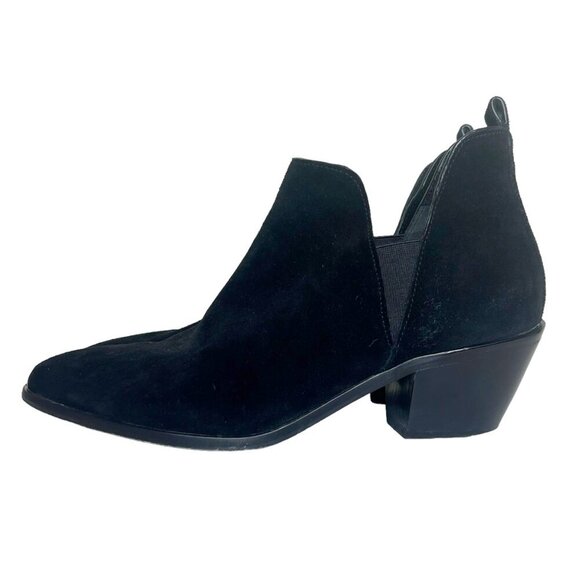 Sigerson Morrison black suede slip on ankle boots size 8.5 - Picture 6 of 10